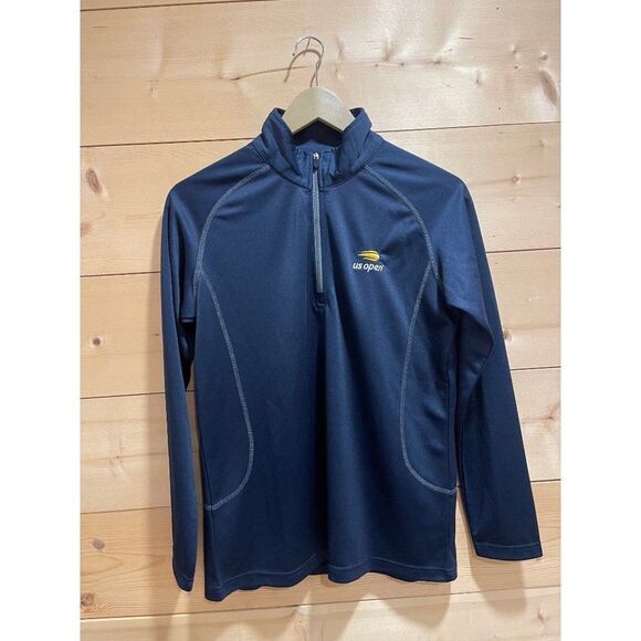 Vansport US Open 1/4 Zip Long Sleeve Womens Medium Tennis - Picture 1 of 5
